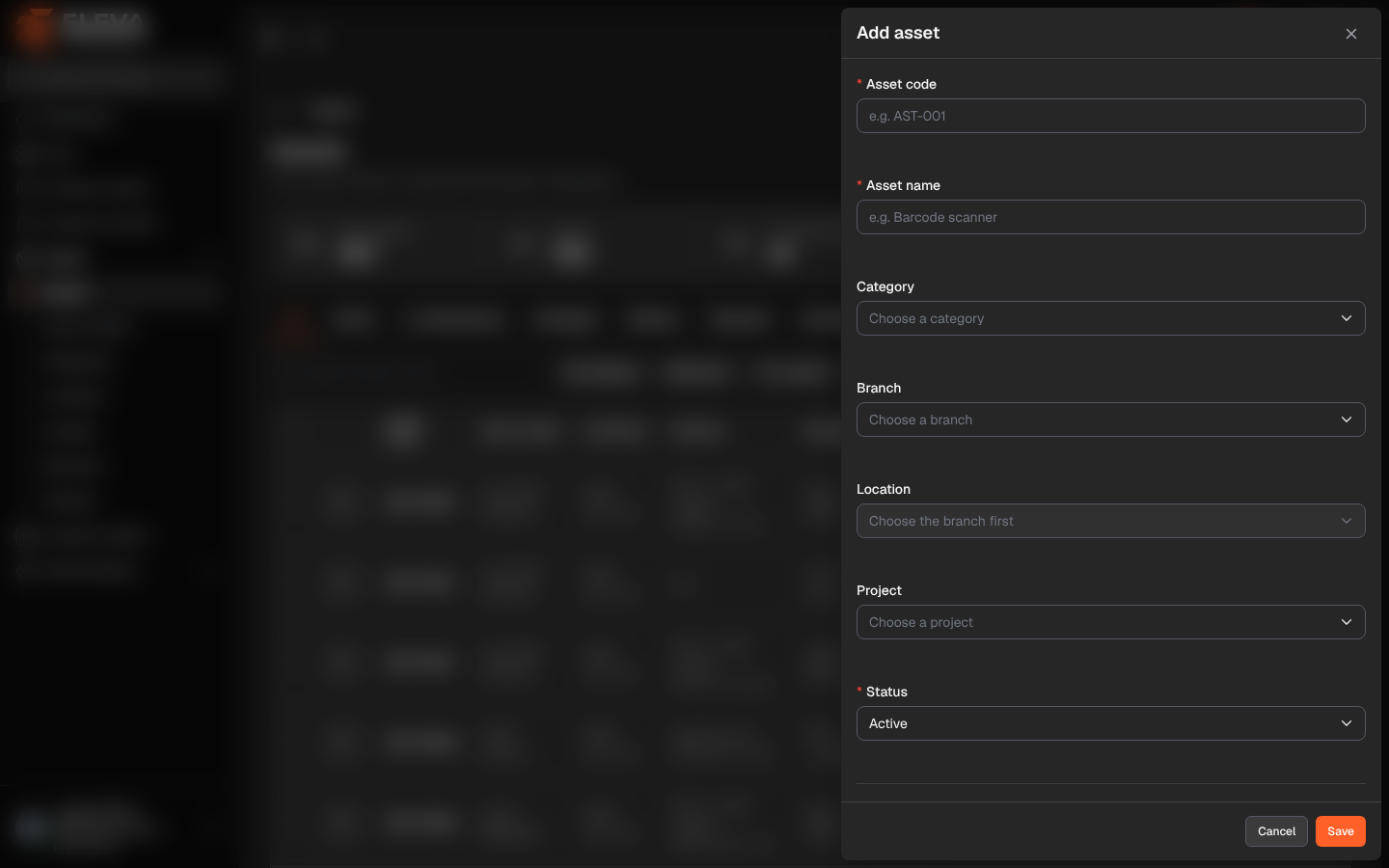 Add asset