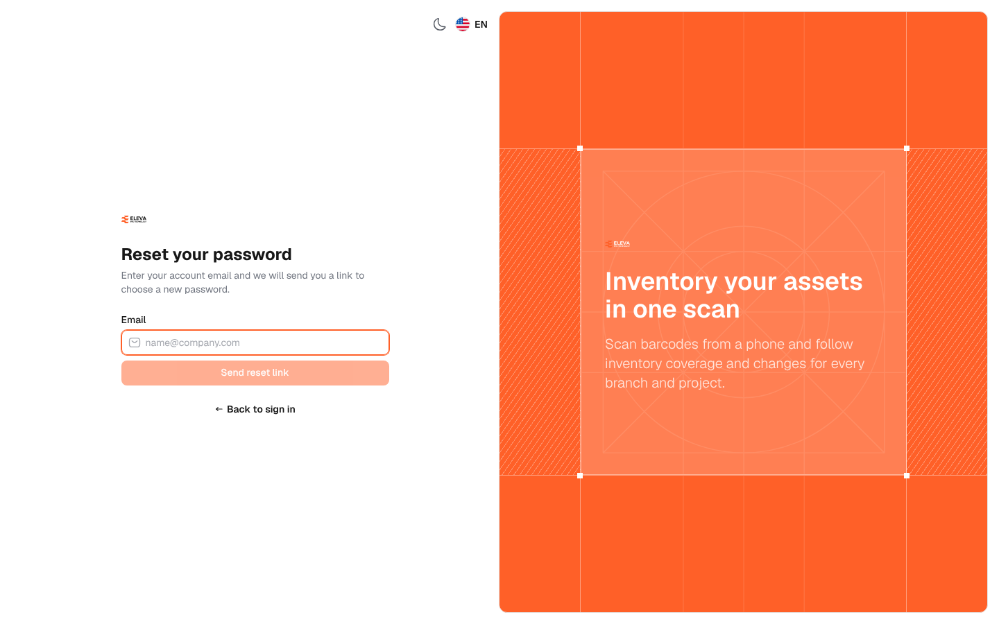 Reset your password