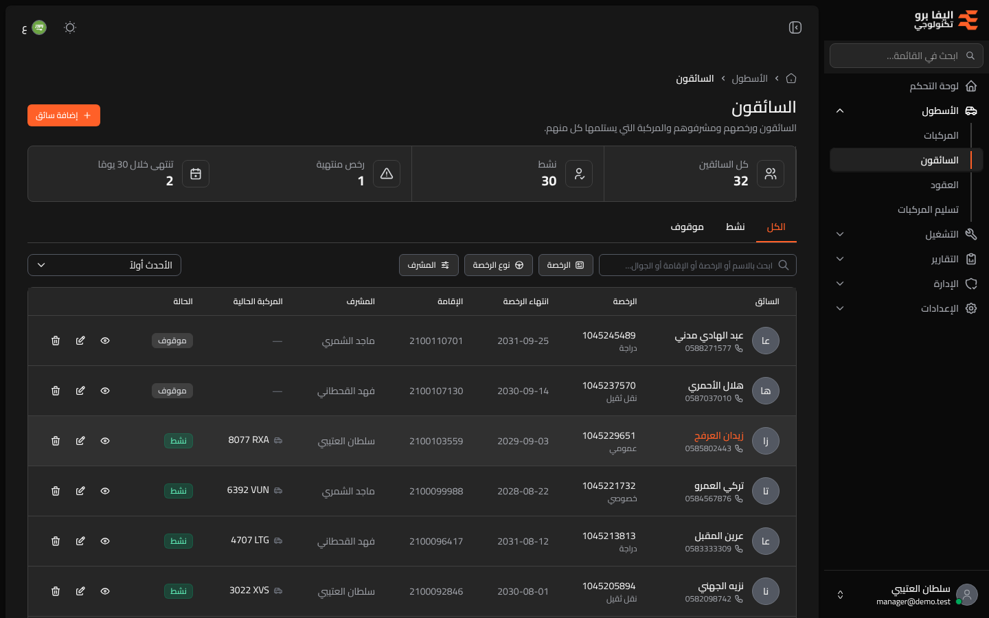 السائقون