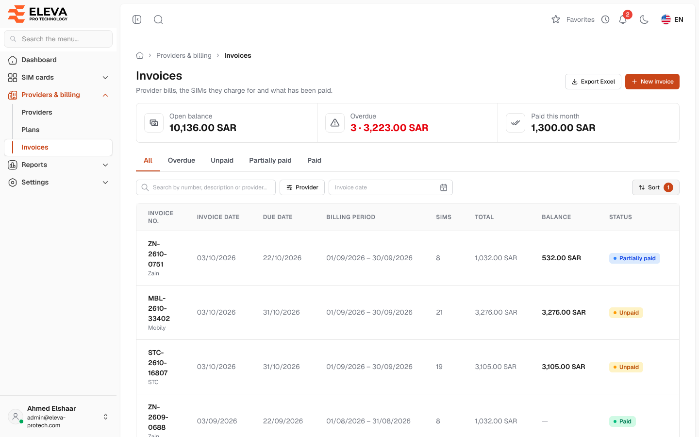 Invoices