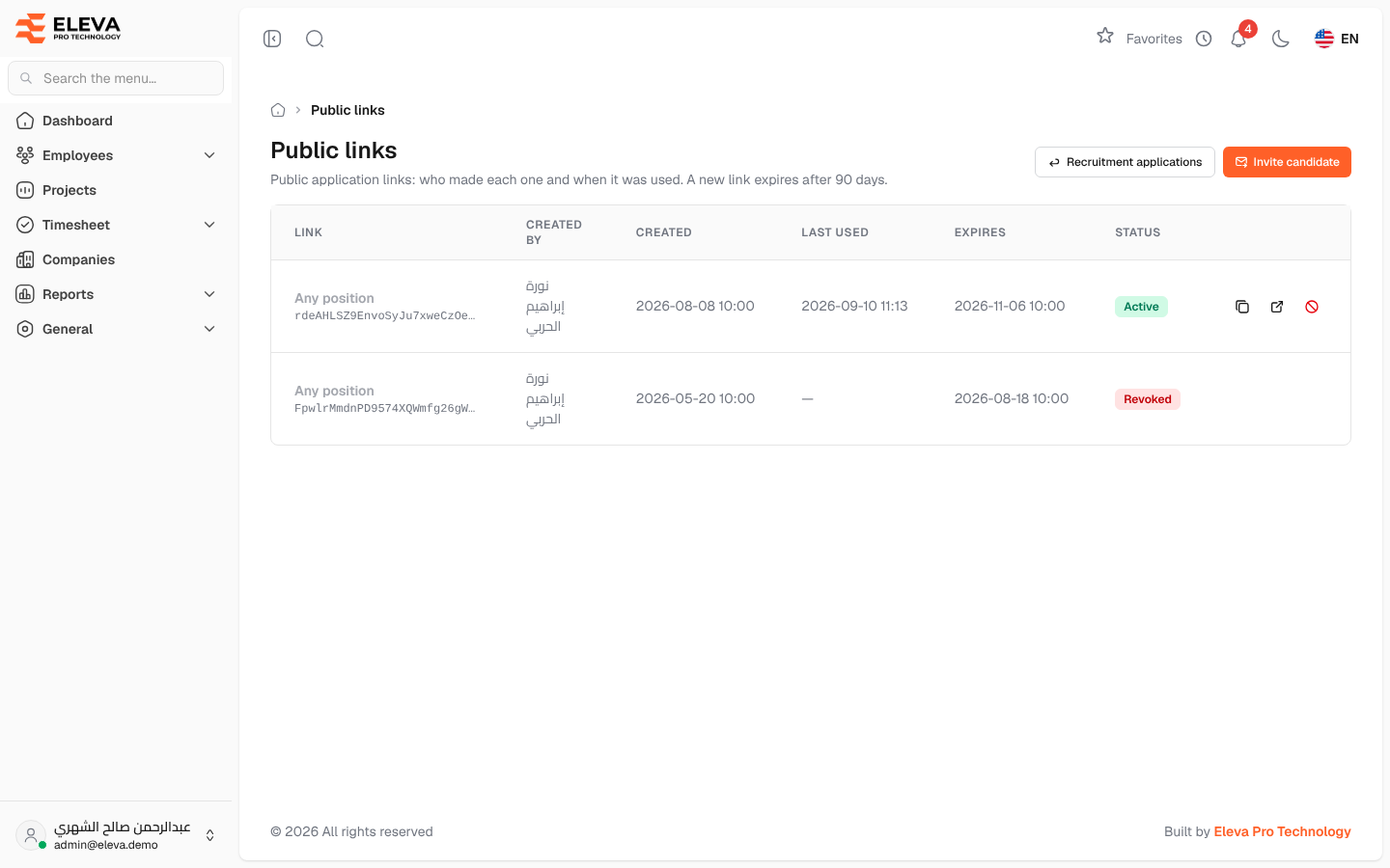 Public links
