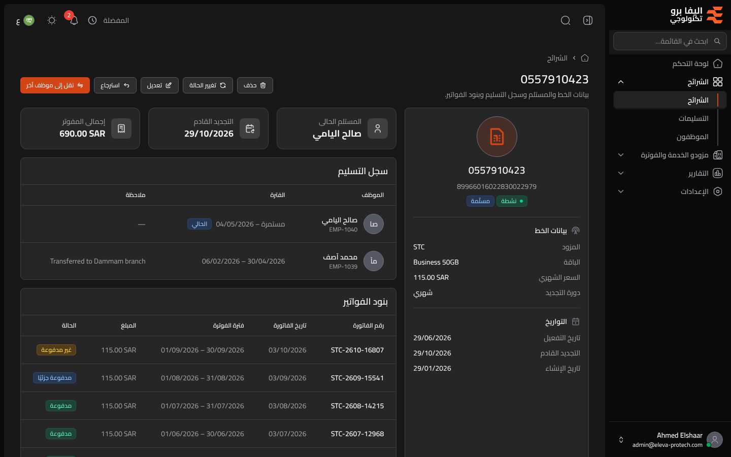 تفاصيل الشريحة