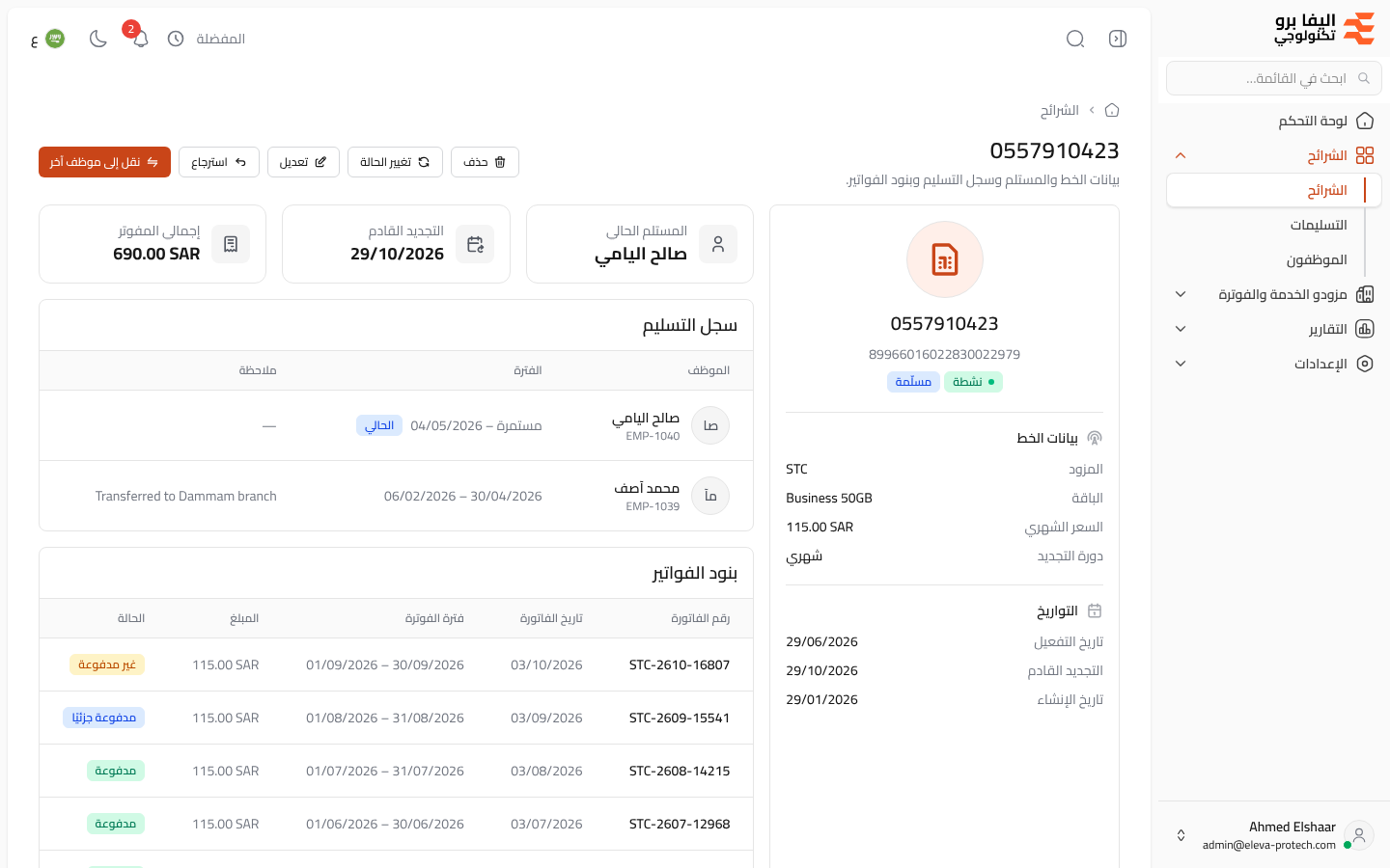 تفاصيل الشريحة