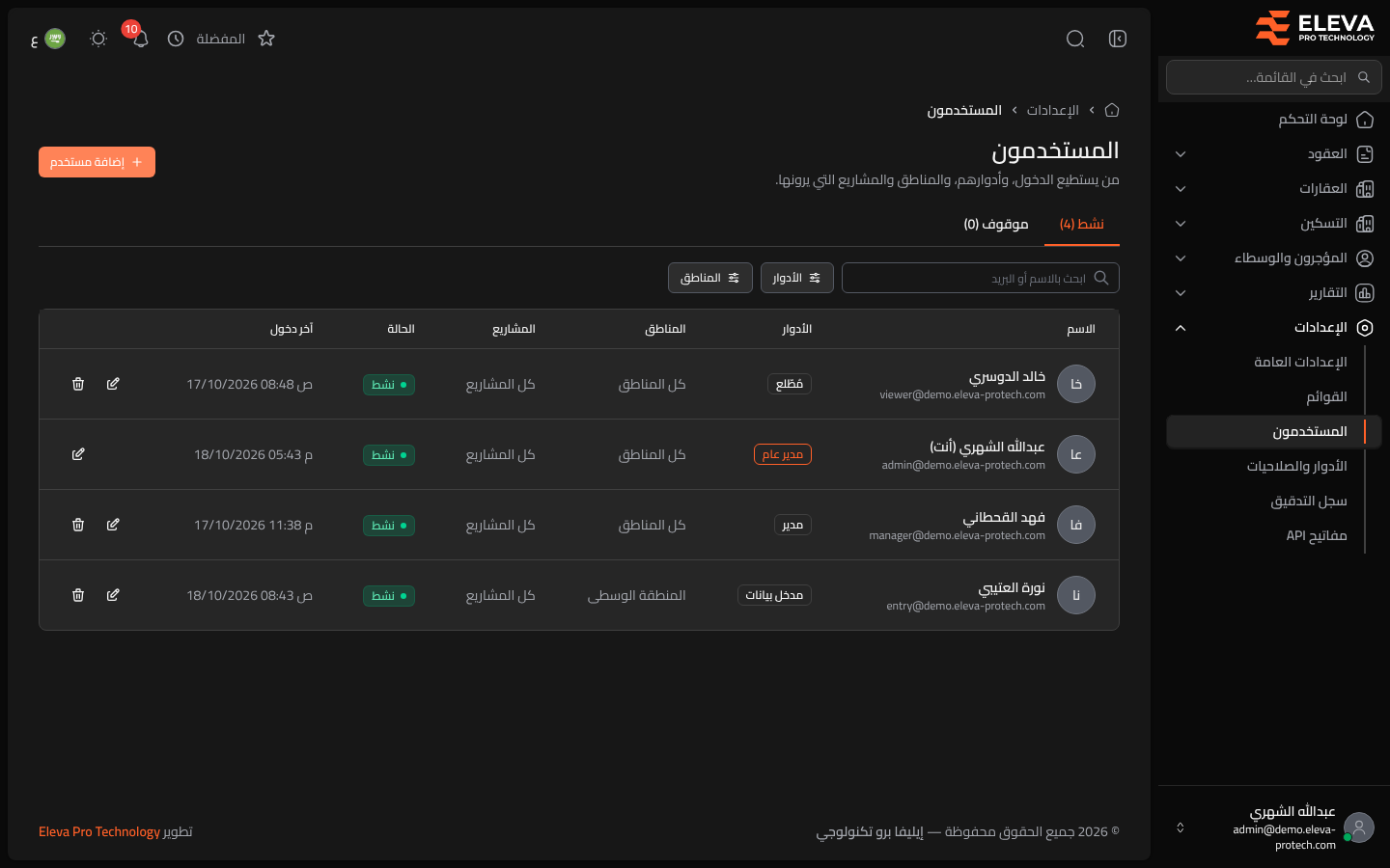 المستخدمون